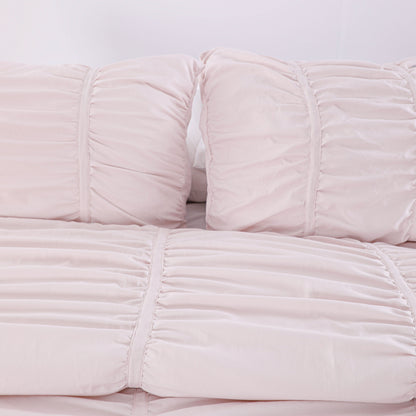 Wholesale Light Pink Bow Comforter Sets