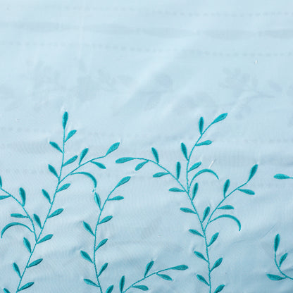 Wholesale Water Blue Embroidered Duvet Cover Sets