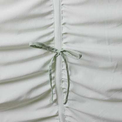 Green Bow Three piece Comforter Set