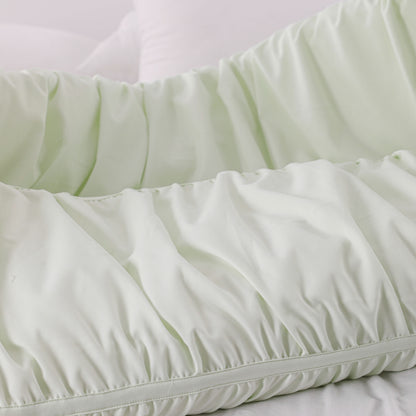 Green Bow Three piece Comforter Set