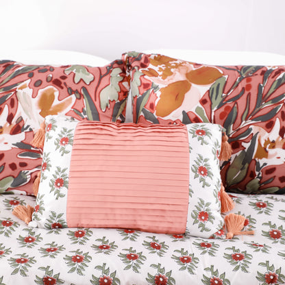 Wholesale Red Flowers Elegant Comforter Sets
