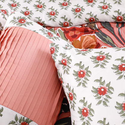 Wholesale Red Flowers Elegant Comforter Sets