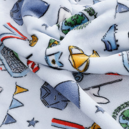 Bulk Cartoon Design Flannel Blankets