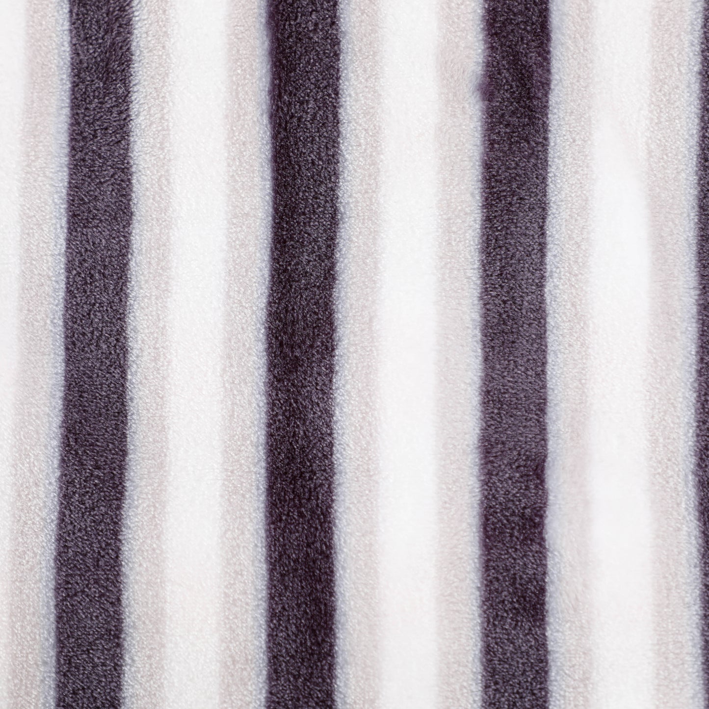 Purple Stripe Flannel Blanket Throw