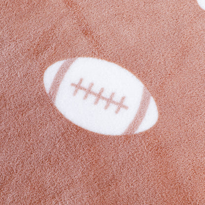 Rugbyball Flannel Blanket