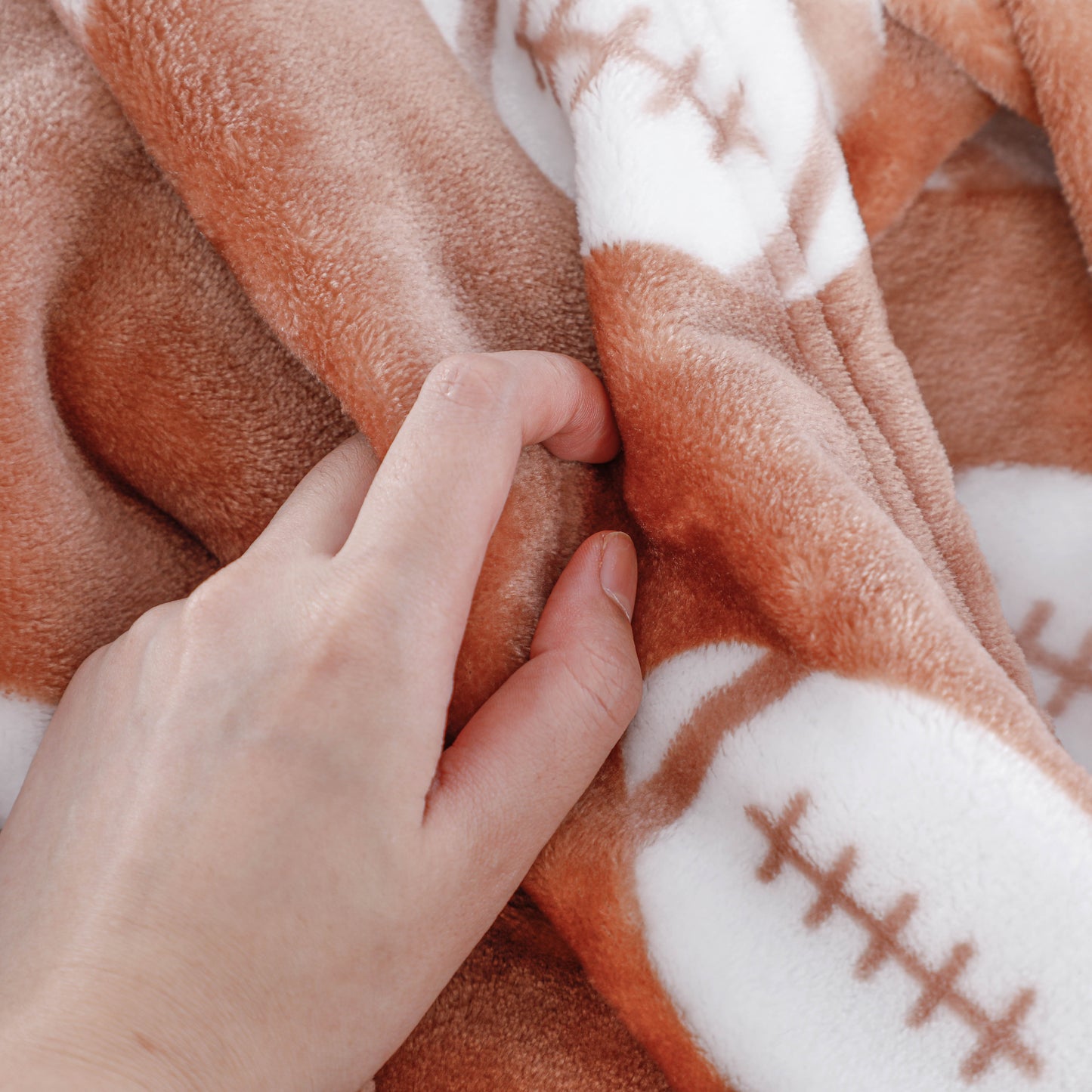 Rugbyball Flannel Blanket