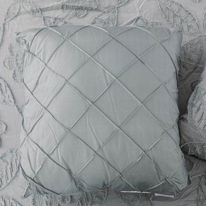 Green Textured Tufted Comforter Sets