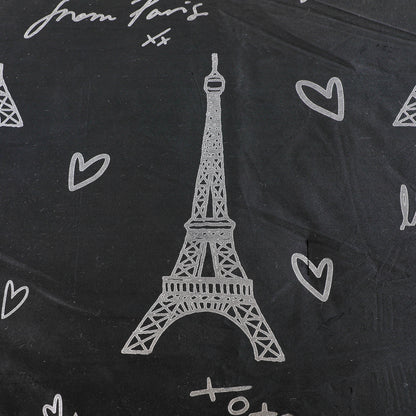 Black Eiffel Tower Print Duvet cover Sets
