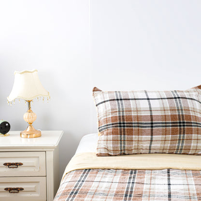 Fresh Design Plaid Print Duvet cover Sets