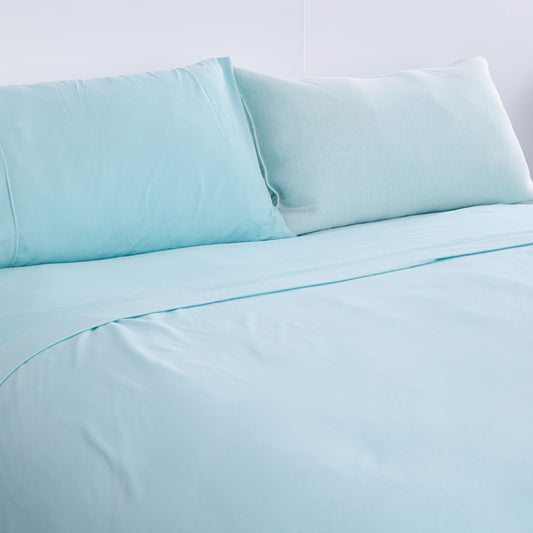 Wholesale Plain Blue Velve Bed Sheet Set