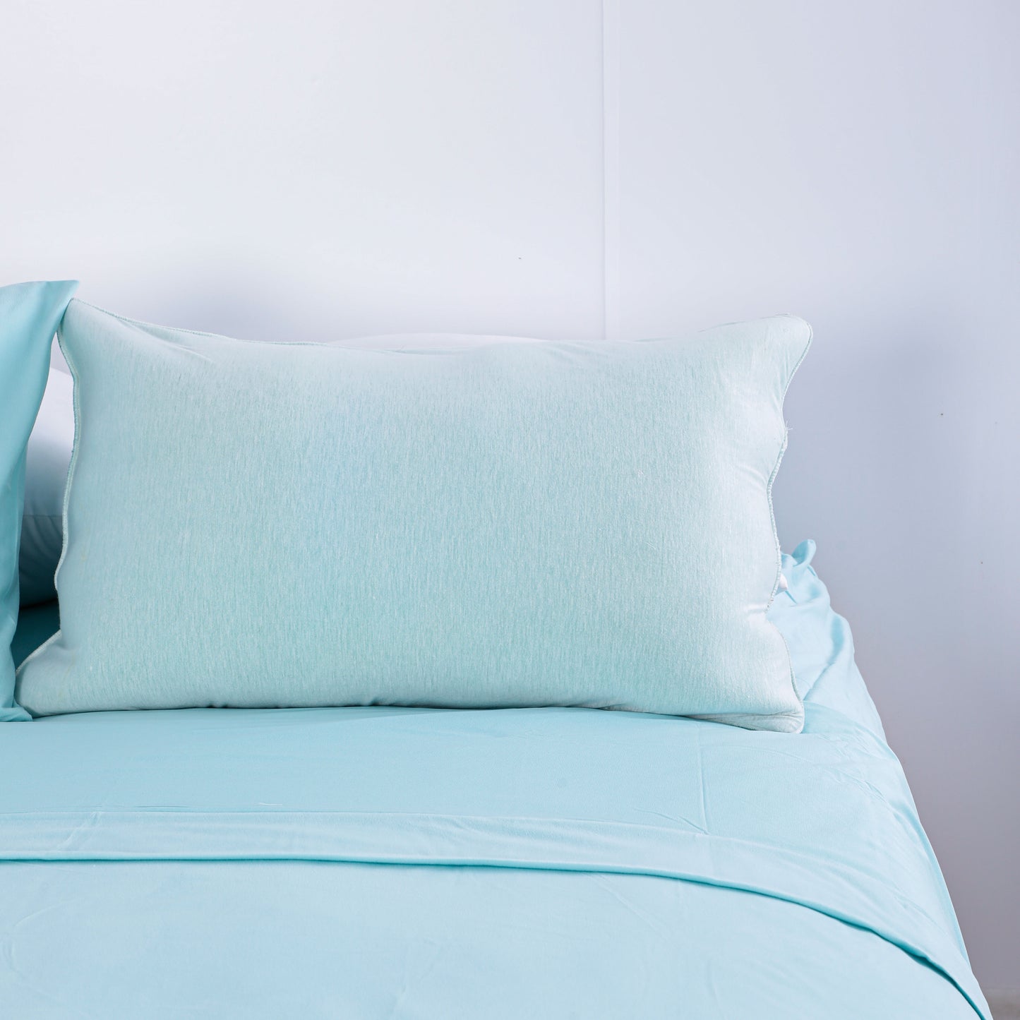 Wholesale Plain Blue Velve Bed Sheet Set