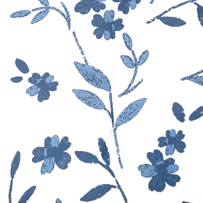 Fresh Blue Floral Pattern Quilt Sets