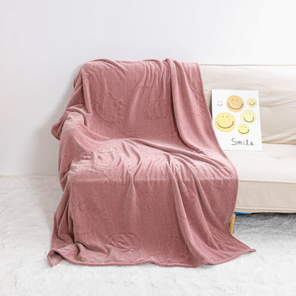 Hello Kitty Chenille Bonded Plush Blanket