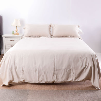 Simple Beige Quilt Cover Sets