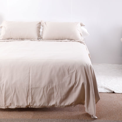 Simple Beige Quilt Cover Sets