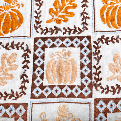 Pumpkin Chenille Sherpa Blanket