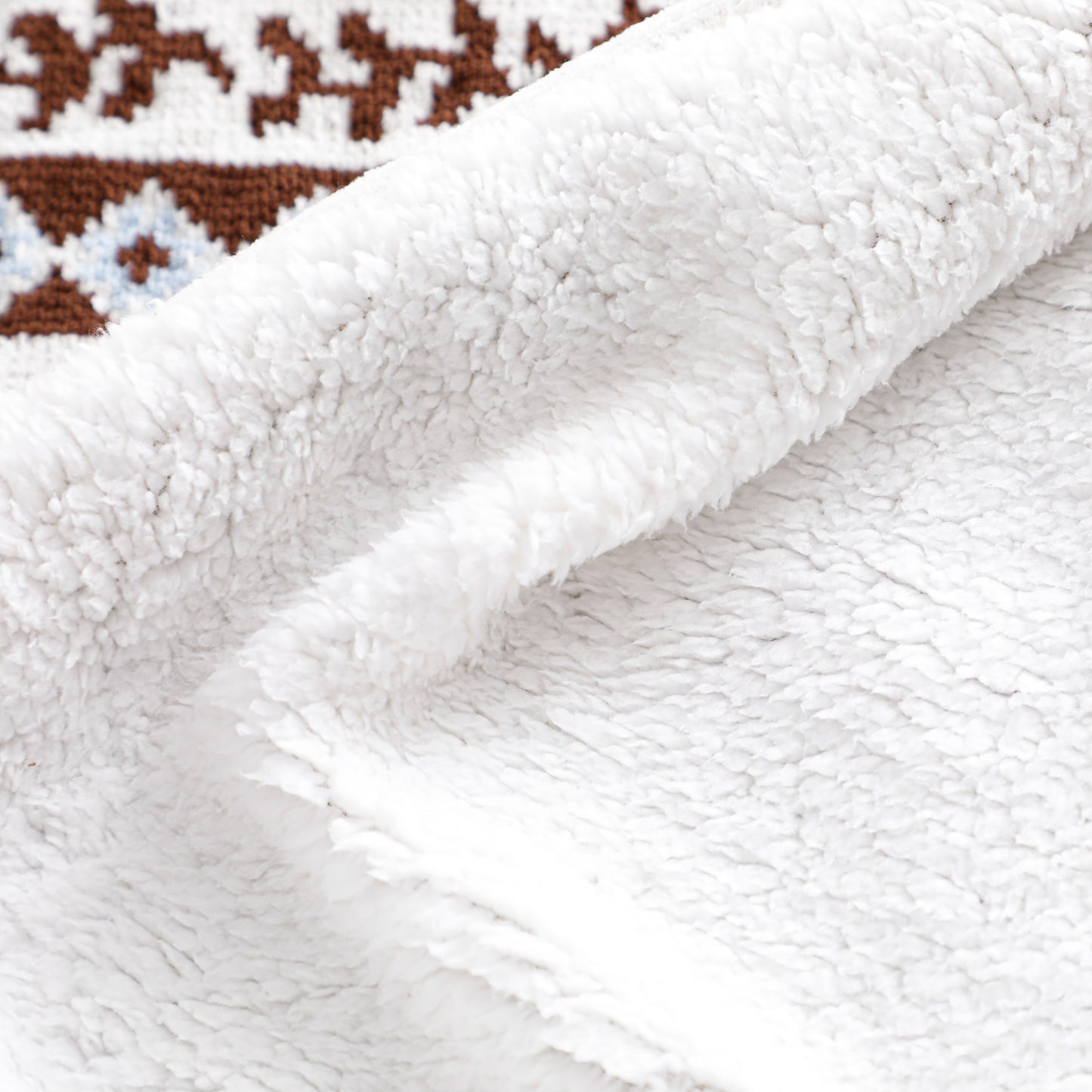 Pumpkin Chenille Sherpa Blanket