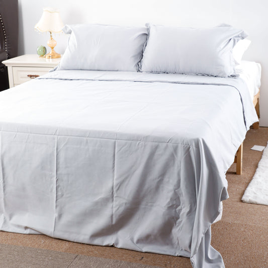 Elegant Style Light blue Bed Sheet Set