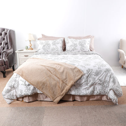 Beige Printed AB Side Comfort Sets