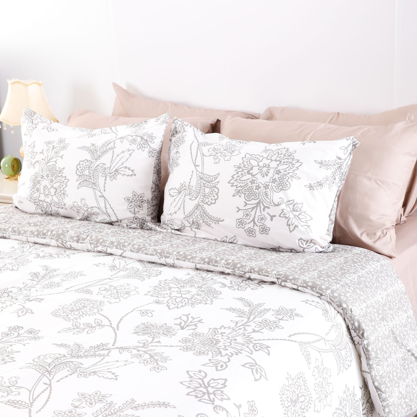 Beige Printed AB Side Comfort Sets