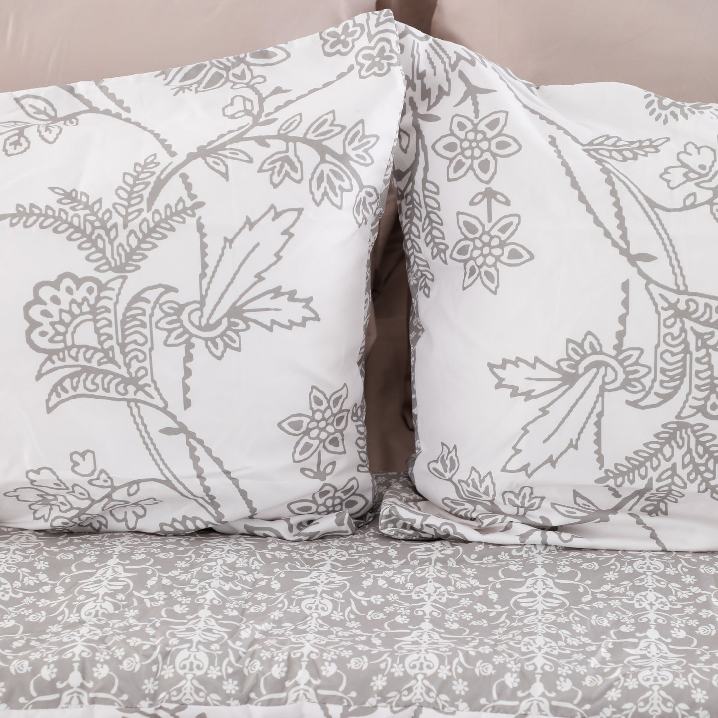 Beige Printed AB Side Comfort Sets