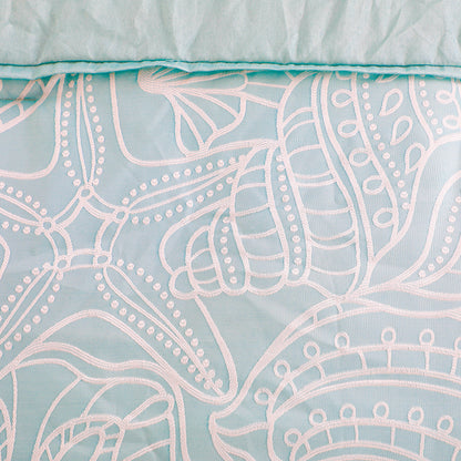 Five-Piece Embroidery Comforter Sets
