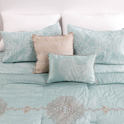 Five-Piece Embroidery Comforter Sets