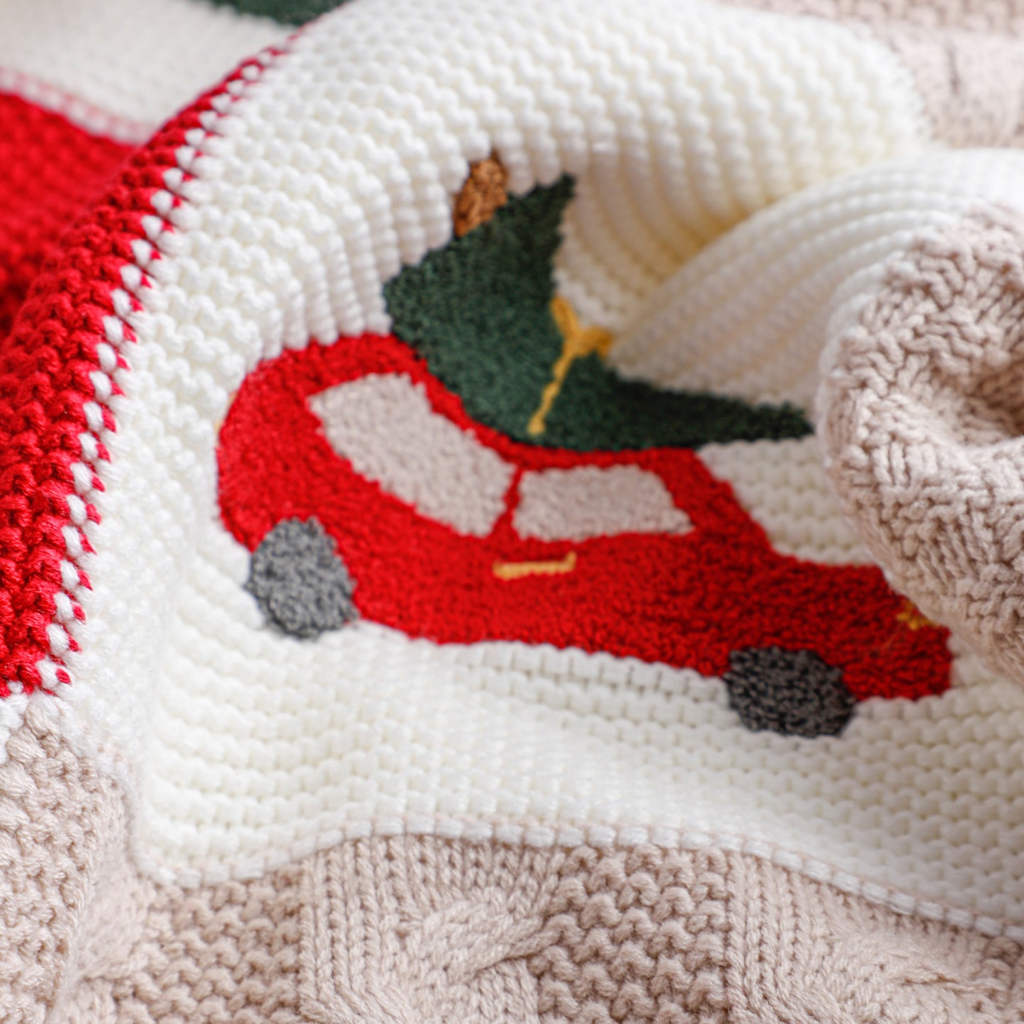 Christmas Chenille&Sherpa Blanket