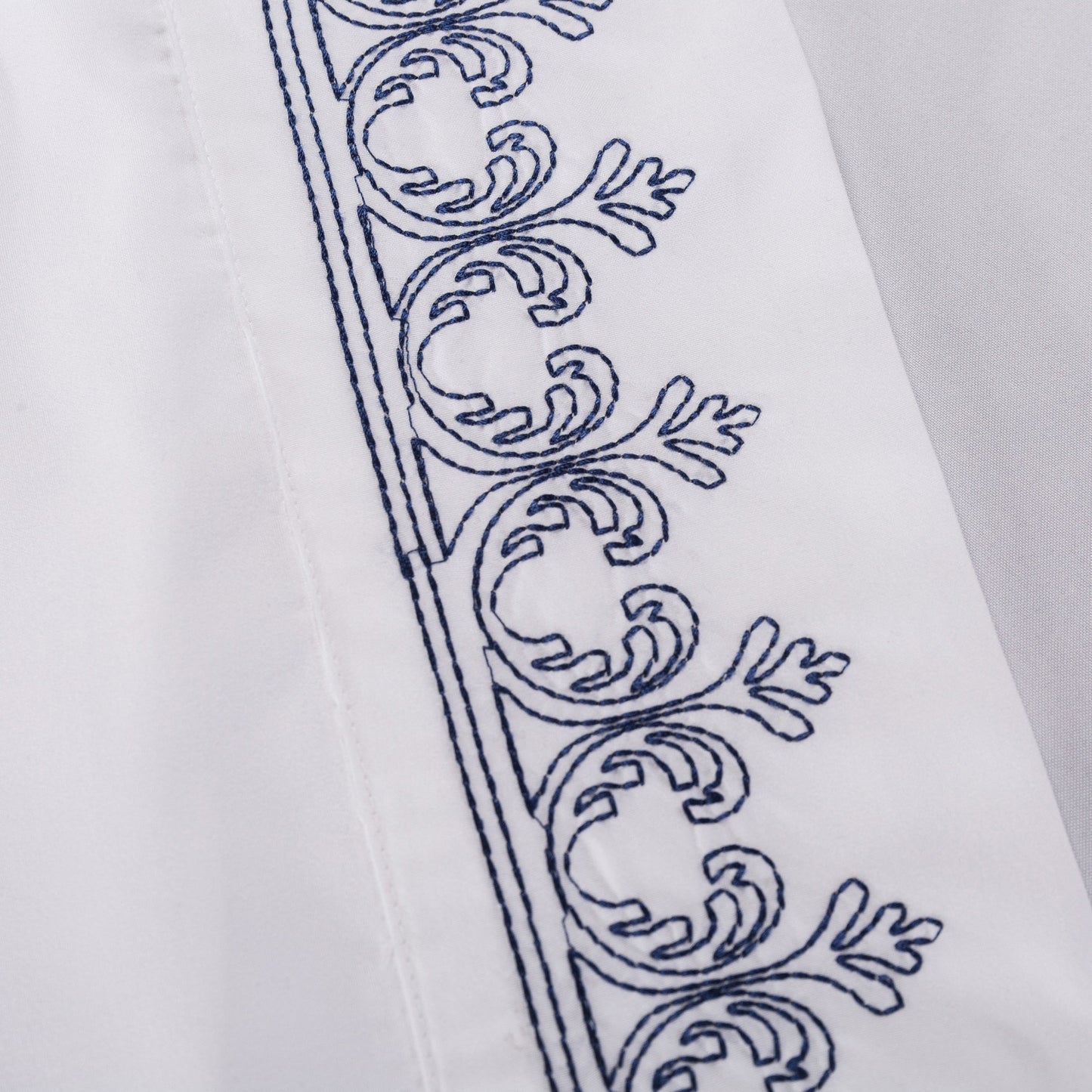Wholesale Solid Embroidered Bed Sheet Set