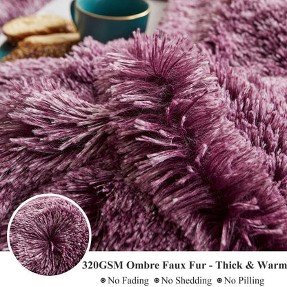 Wholesale Plush Soft Fax Fur Duvet Cover Set