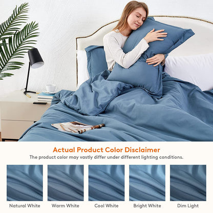 Wholesale  Ultra Soft Solid Color Duvet Cover Set