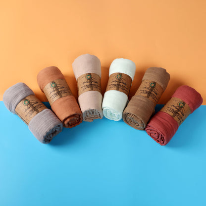 Solid Baby Muslin Swaddle