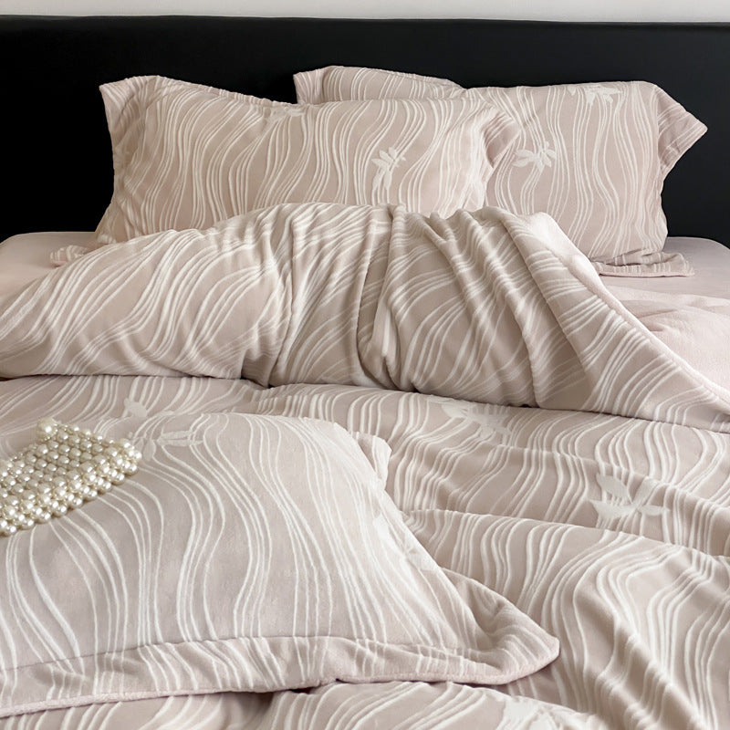 Wholesale Geometric Patterns Thickened Duvet Cover Sets