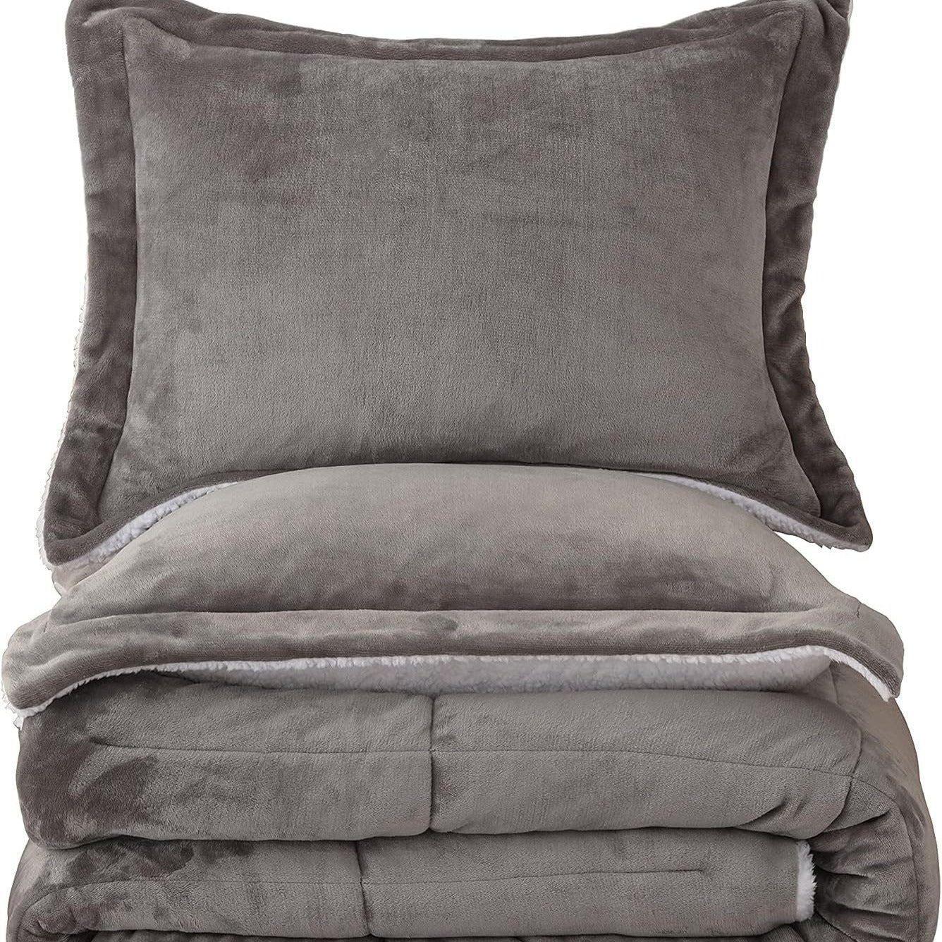 Striped Patchwork Micromink Quilted Sets