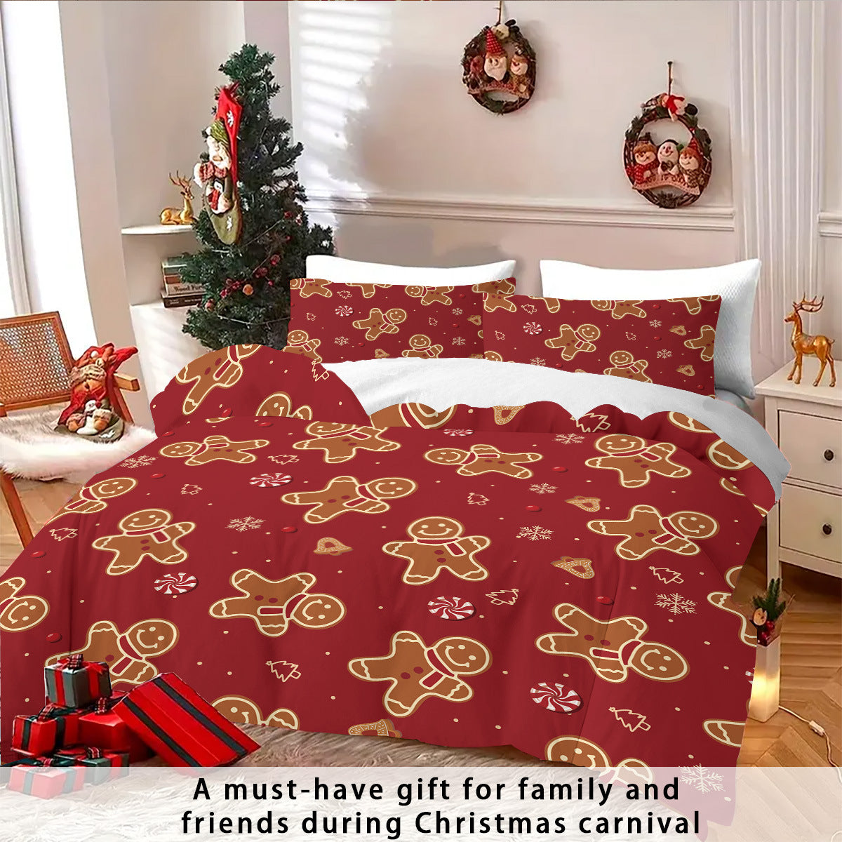 Cartoon Christmas Bedding Sets