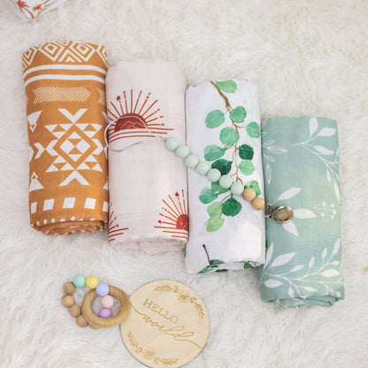 Printed Baby Muslin Swaddle