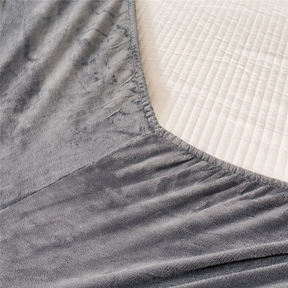 Wholesale Thick Warm Flannel Bed Sheet Set