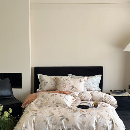 Retro Luxury Floral Print Duvet Cover Sets