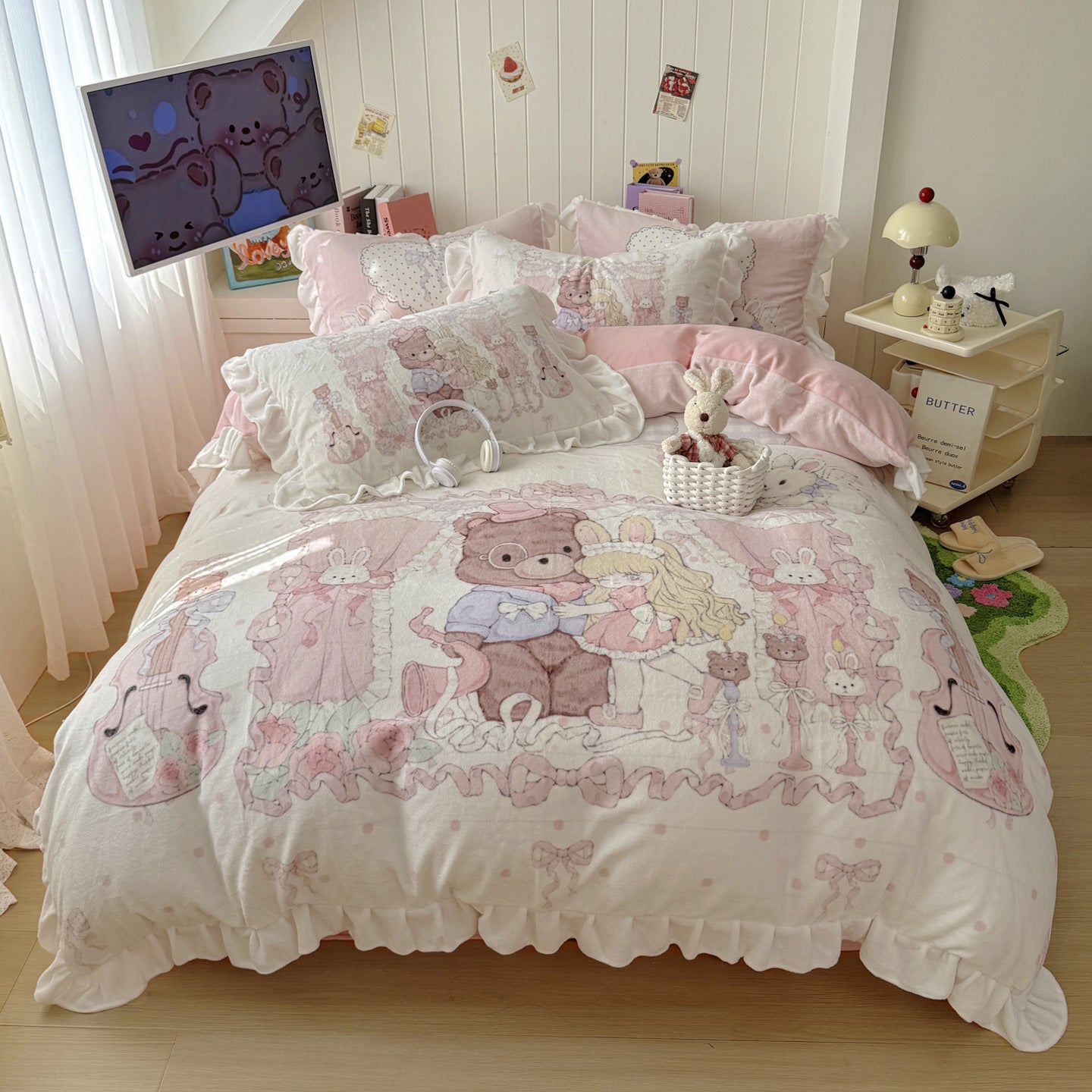 Cute Kids Cartoon Characters Comforter Sets