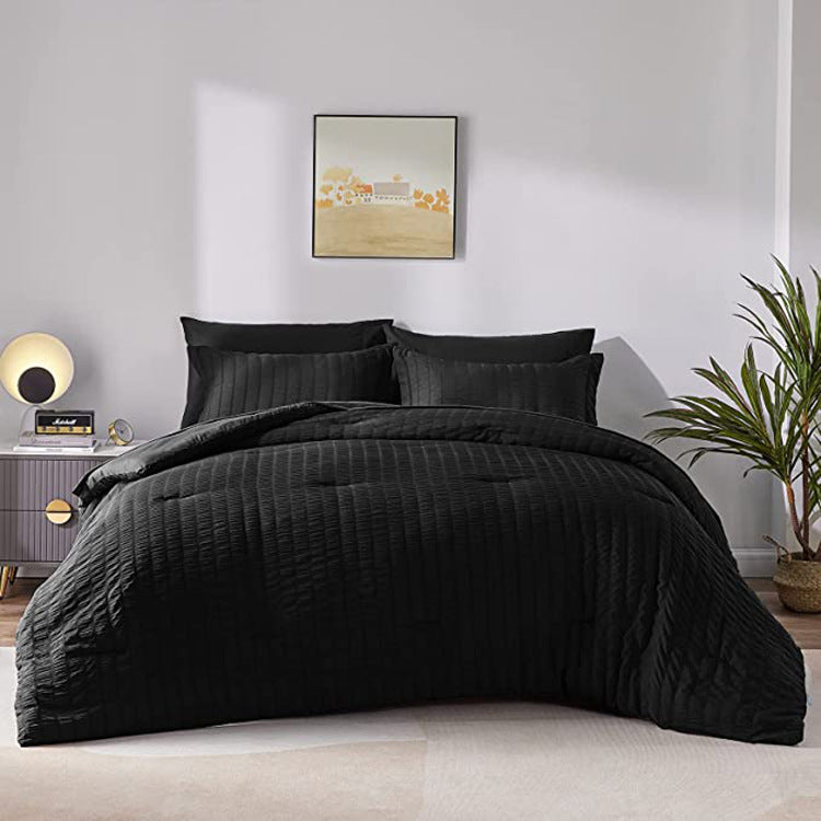 Ruched Brushed Polyester Quilted Sets
