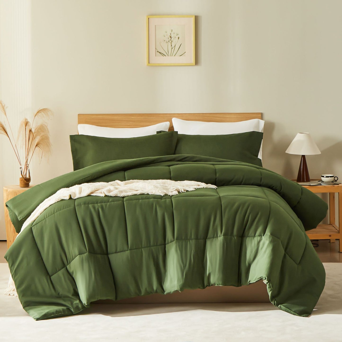Solid Color Comfortable Fluffy Comforter Sets