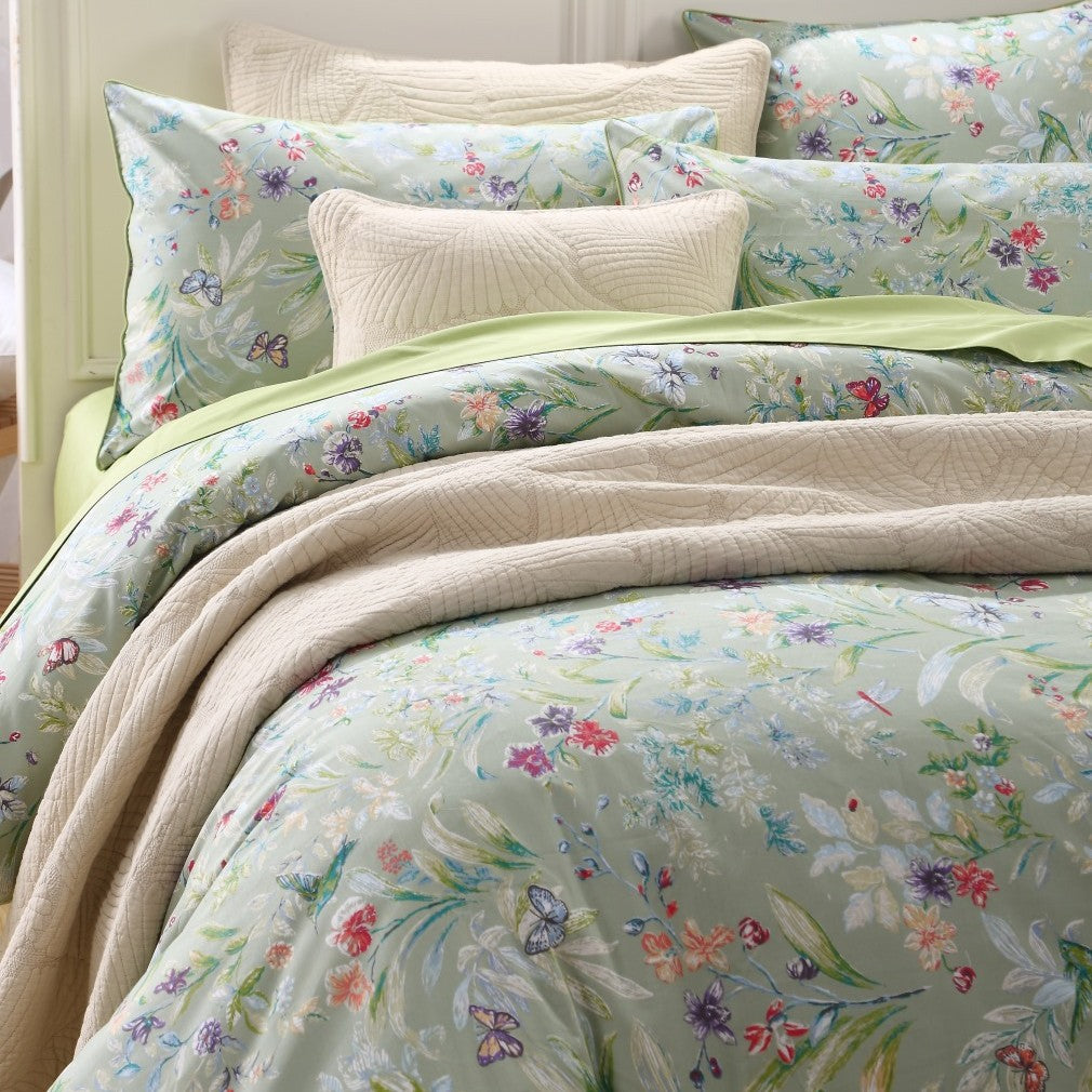 Custom Twill Botanical Comforter Sets