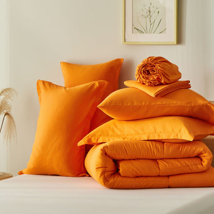 Fluffy Geometric Design Comforter Sets