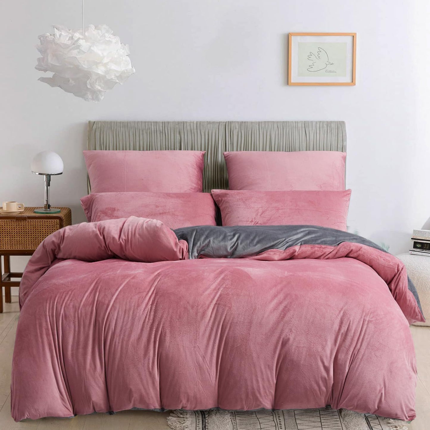Wholesale Solid Dual Color Duvet Cover Sets