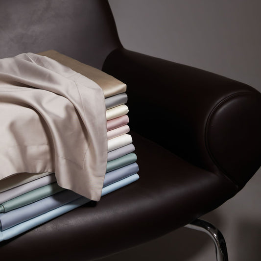 Plain Bedspread Fitted Bed Sheet Set