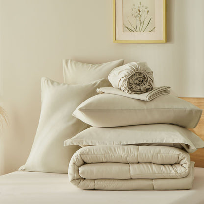 Fluffy Geometric Design Comforter Sets