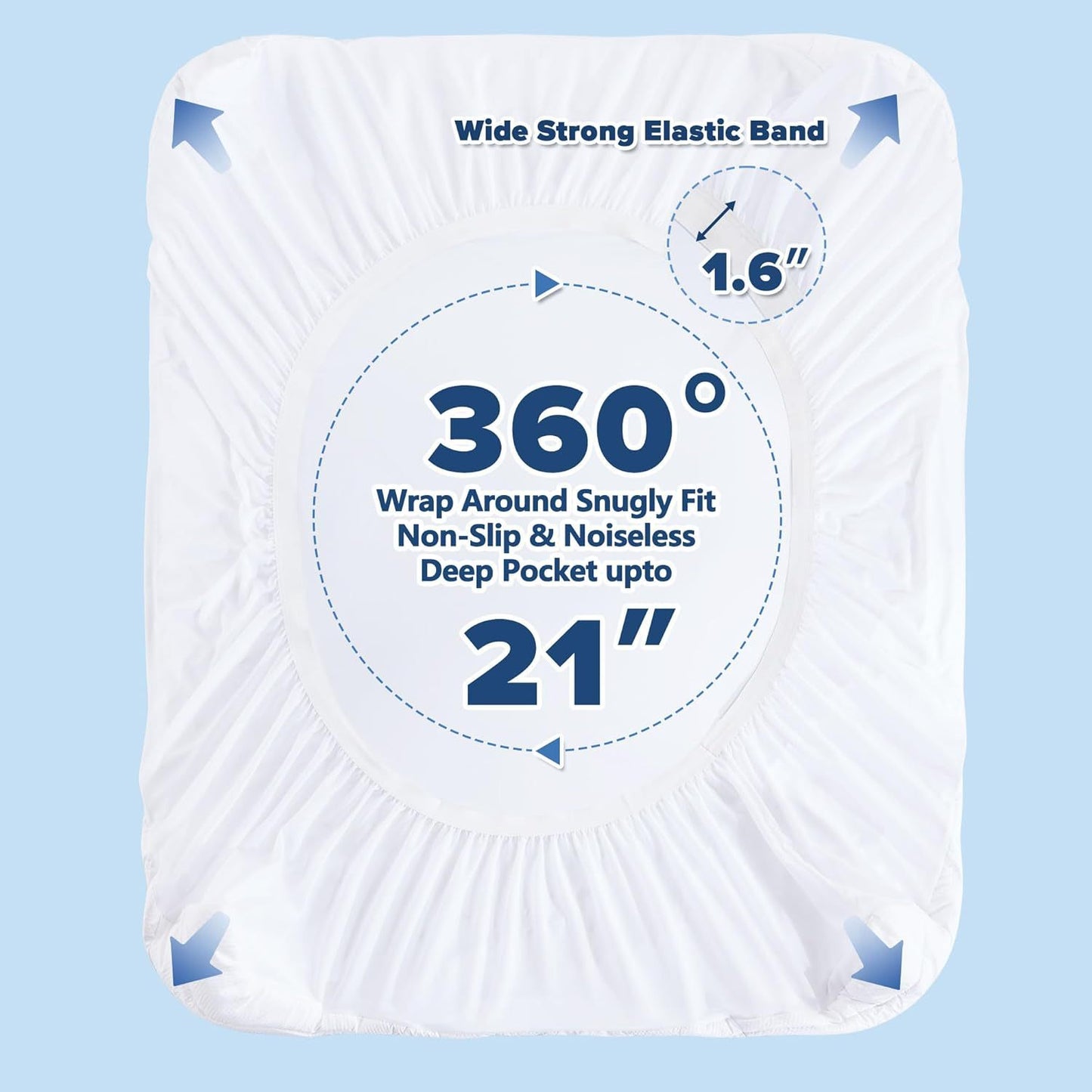 Thickened Deep Pocket Mattress Bed Sheet