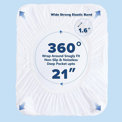 Thickened Deep Pocket Mattress Bed Sheet