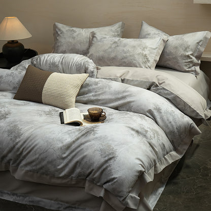 Thick Pleated Corner Duvet Cover Sets