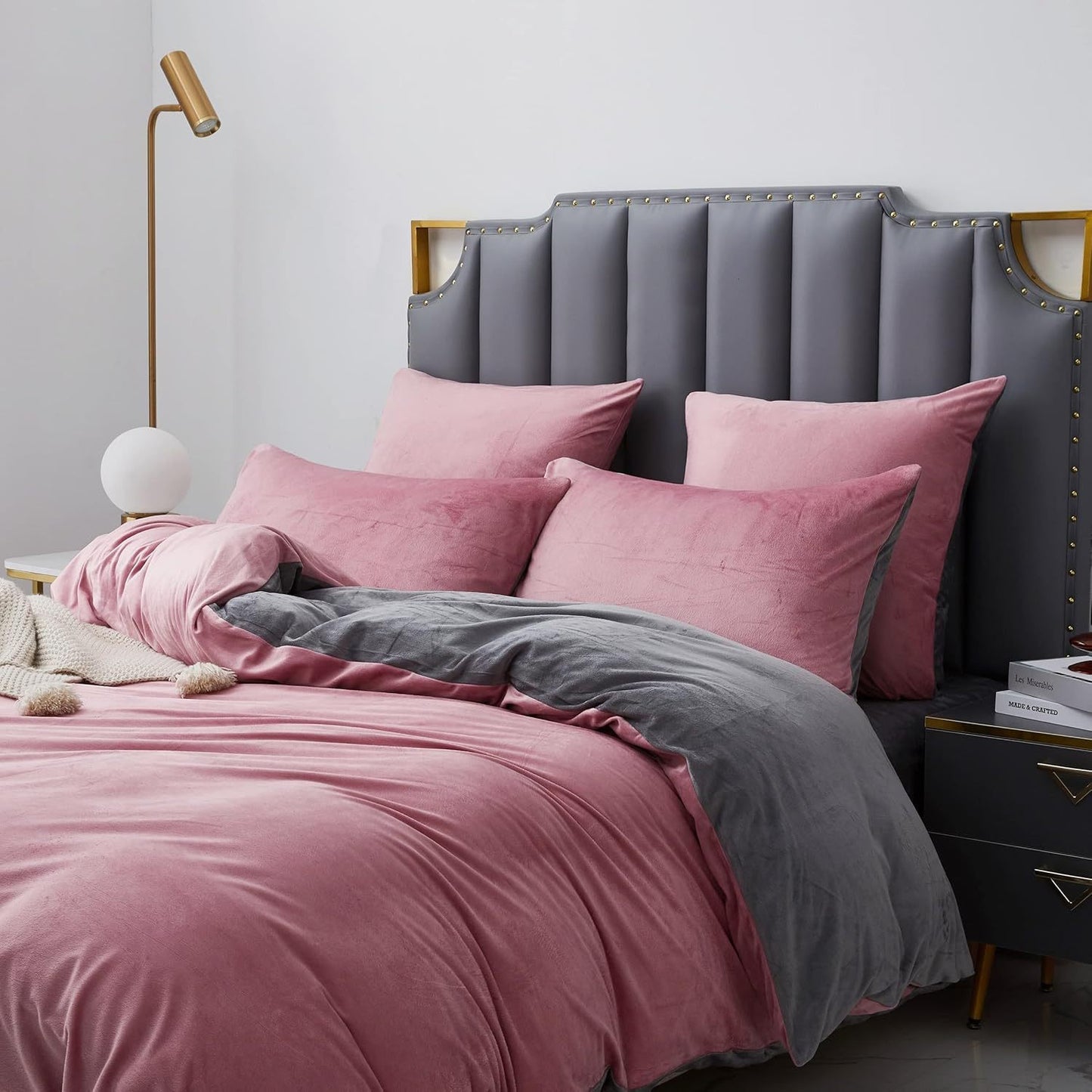 Wholesale Solid Dual Color Duvet Cover Sets